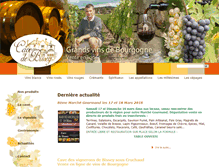 Tablet Screenshot of bourgogne-blanc-rouge.com